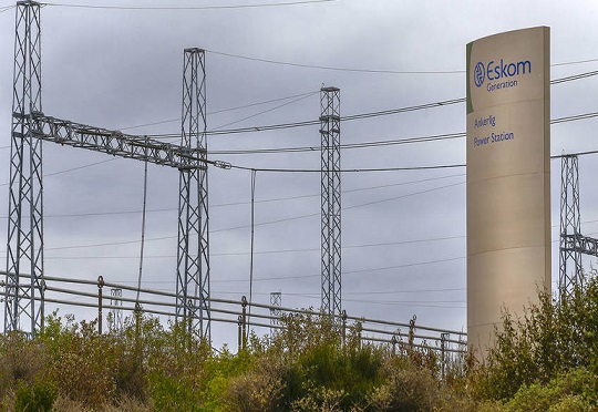 Eskom power transmission lines