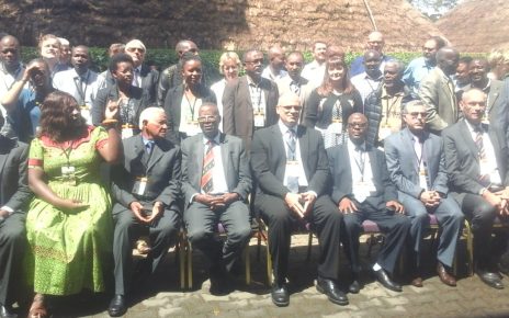 Participants the 16th African Wildlife Consultative Forum at the Speke Resort Munyonyo on Monday