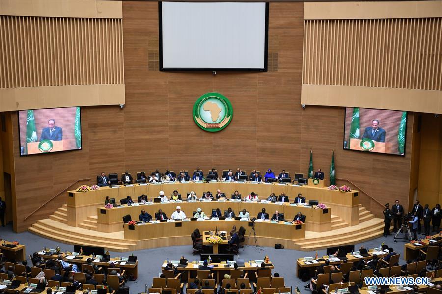 Delegates at the 32nd African Union (AU) summit at the AU headquarters in Ethiopia's capital Addis Ababa