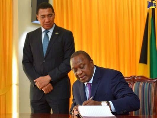 Jamaica and the Republic of Kenya have signed four agreements, which will facilitate collaboration in sports, culture, tourism, among other areas.