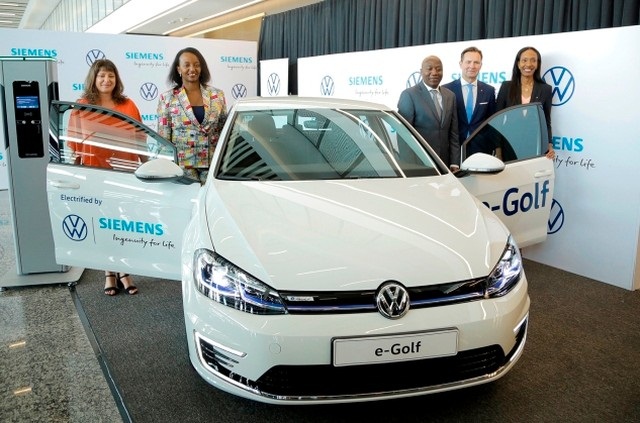 Rwanda has become the first African country to introduce Volkswagen electric car.