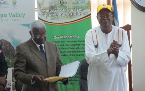 Uganda’s Ministry of Tourism, Wildlife and Antiquities has received a new leadership, the Former Minister of Local Government Col. Tom Butime has taken over from Professor Ephraim Kamuntu who has also taken over as the Minister of Justice and Constitutional Affairs.