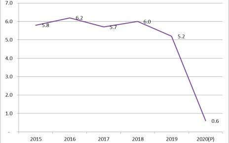 The COMESA regional economy is projected to grow at a paltry 0.6% this year down from 5.2% recorded in 2019 and 6.0% in 2018.