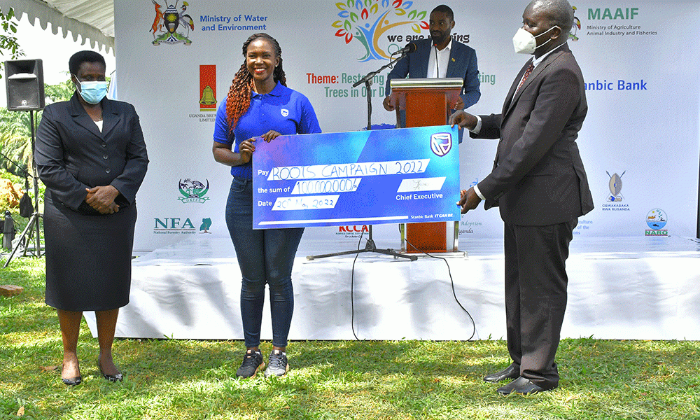Stanbic Contributes 100M to National Tree Planting