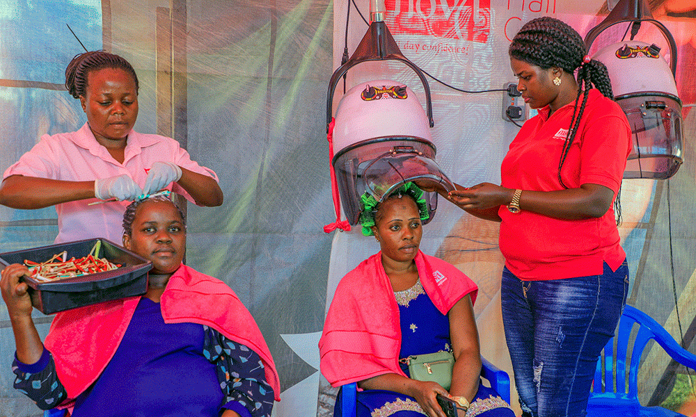 Movit Offers Hair Makeover-Mbarara