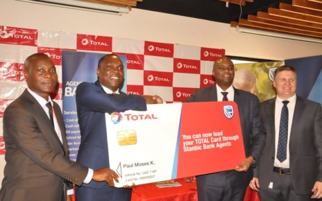 Total Uganda Limited and Stanbic Bank Uganda have announced a partnership that will see customers with prepaid Total Fuel Cards top-up more conveniently at over 1,500 Stanbic Agents across the country.