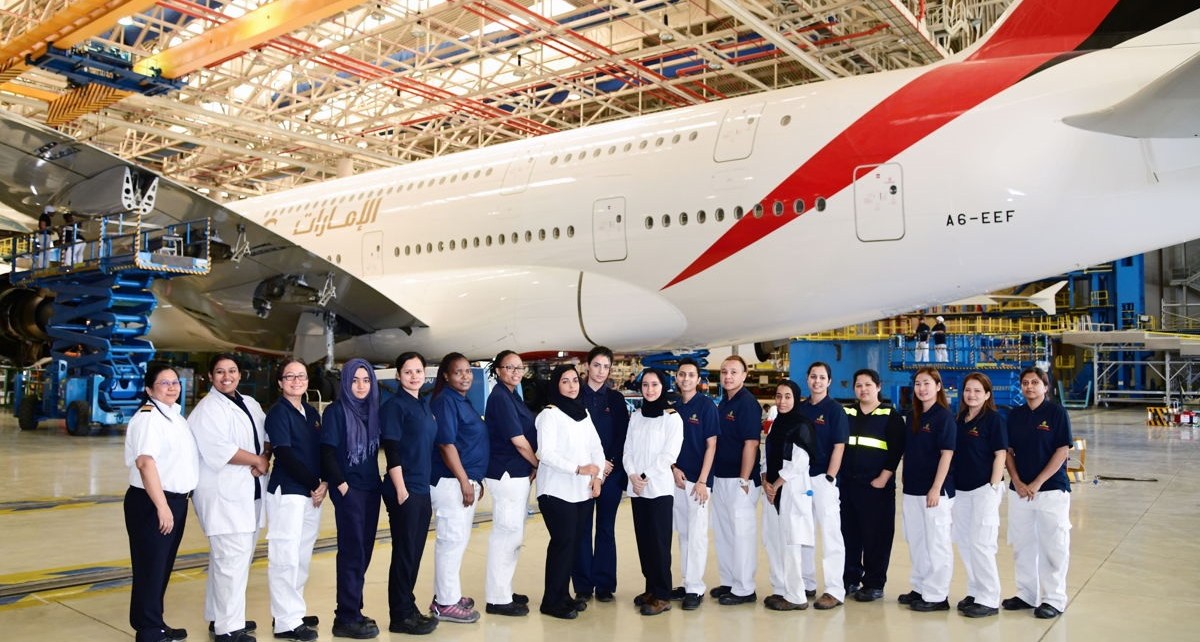 Emirates’ female employees make an important contribution to the successful operation of every one of the airline’s flights, every day.